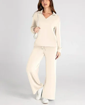 Women’s 2-Piece Casual Long Sleeve Sweatsuit Set - Image 8