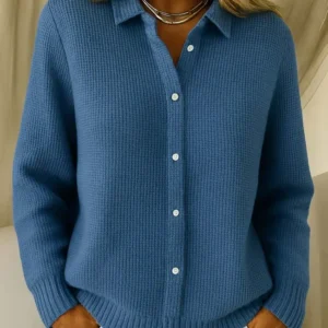Women’s Casual Cotton Button-Down Cardigan Sweater