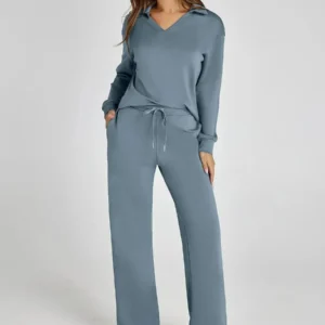 Women’s 2-Piece Casual Long Sleeve Sweatsuit Set
