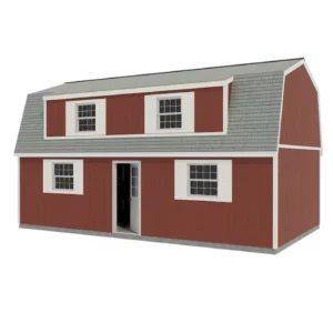 Best Barns Camp Reynolds 16-ft x 32-ft Gambrel Style Wood Outdoor Storage Shed with Windows and Doors
