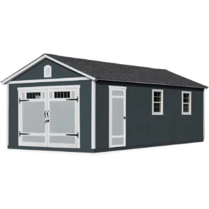 Handy Home Products Manhattan 12×24 Garage Do-it-Yourself Wooden Storage Shed