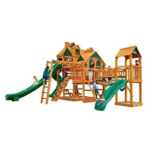 Gorilla Playsets Empire Extreme Wooden Swing Set