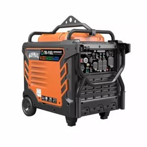 Genmax Portable Inverter Generator, 11000-Watt Tri-Fuel Remote Start CO Sensor