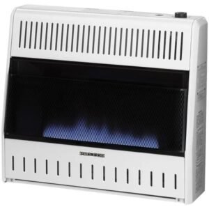 ProCom Reconditioned Dual Fuel Ventless Blue Flame Heater – 30,000 BTU, T-Stat Control – Model# MNSD300TBA-R